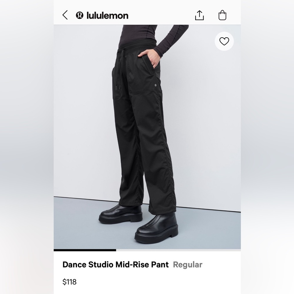 Dance Studio Mid Rise Pant